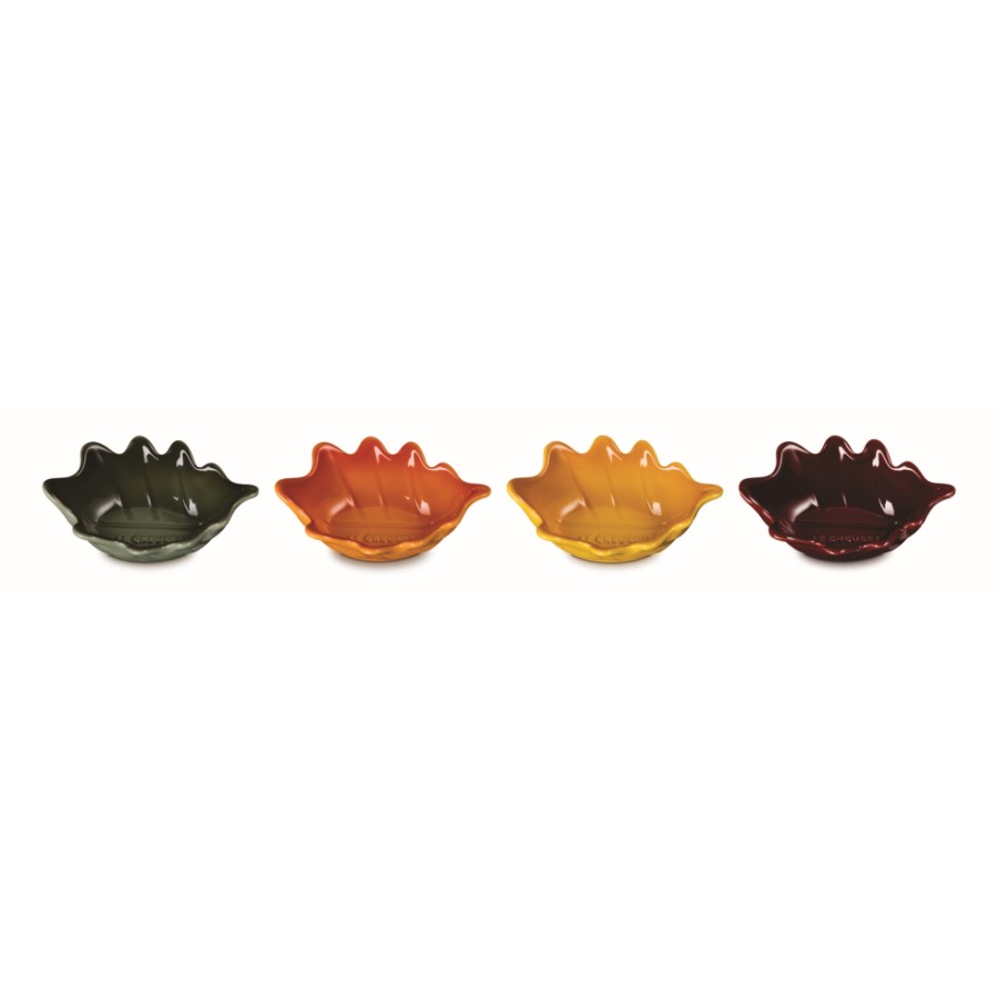 additioanl image for  Le Creuset Set of 4 Oak Leaf Mini Dish 